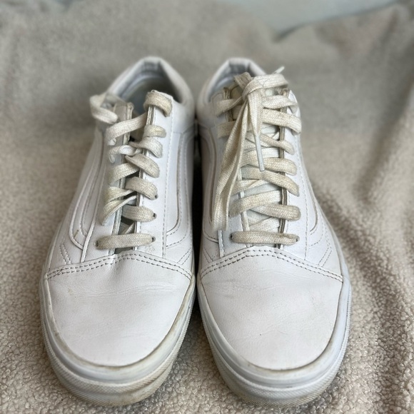 VANS Old Skool White Skate Sneaker Womens 7.5 - Picture 3 of 7